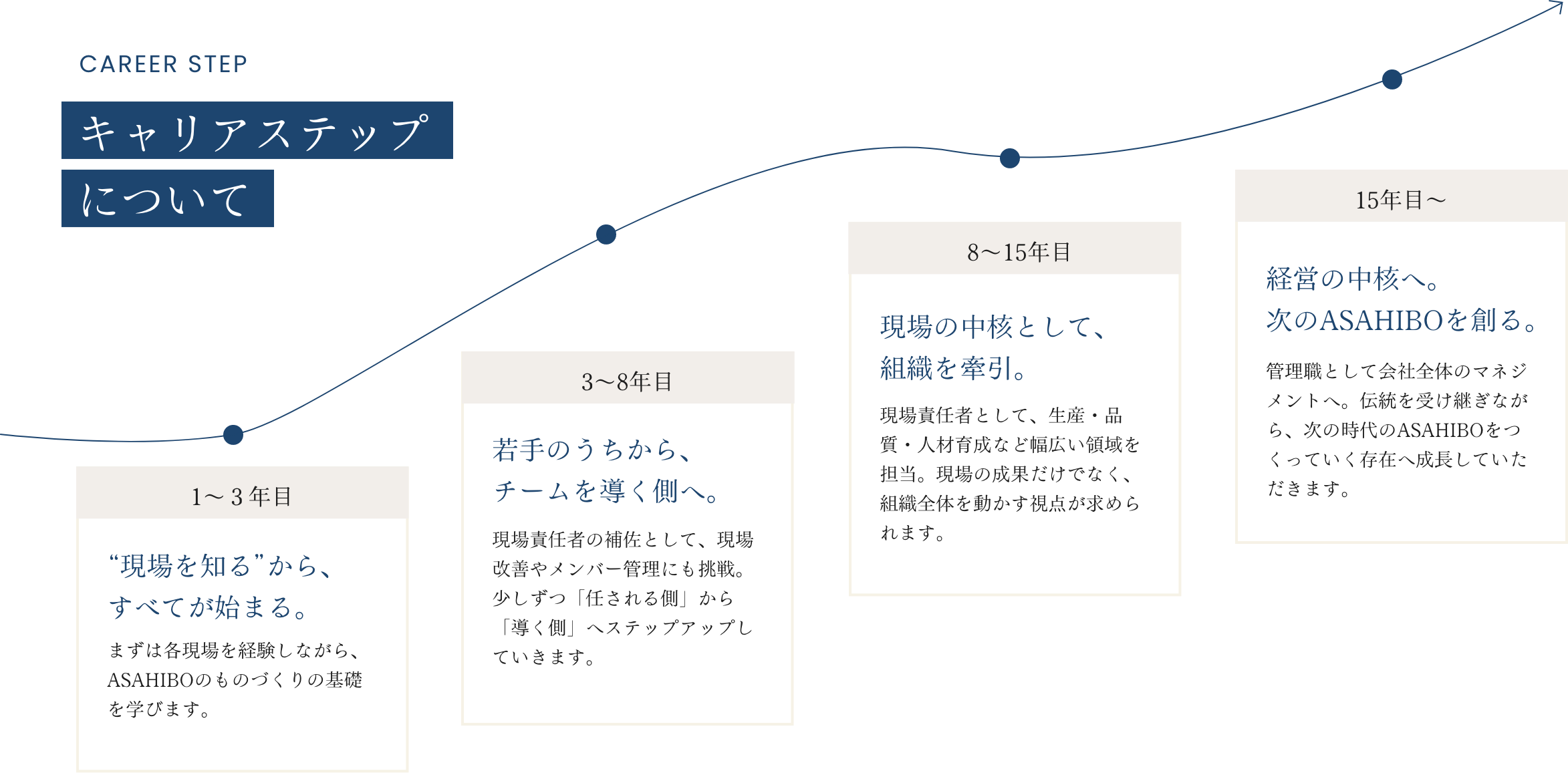 キャリアステップについて
